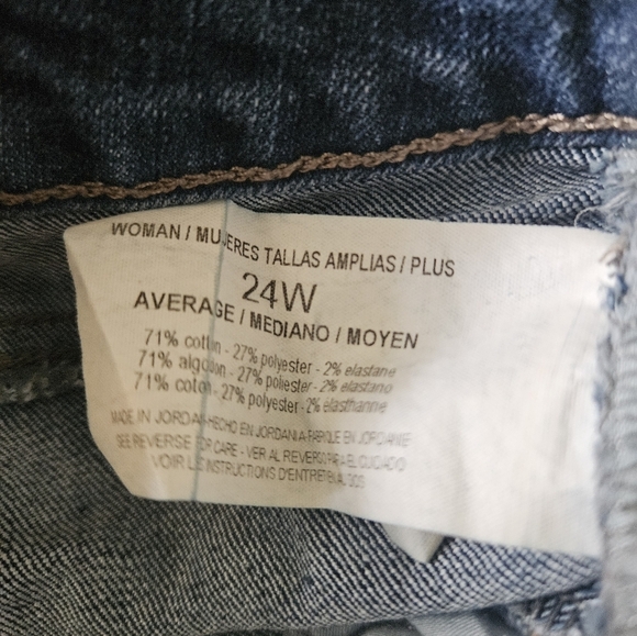 Bandolino Mandie Denim Jeans Plus Size 24W - Picture 6 of 6